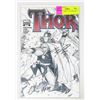 Image 1 : THOR # 1 VARIANT AUTOGRAPHED