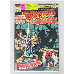 HOWARD THE DUCK # 1 F. BRUNNER AUTOGRAPH INSIDE