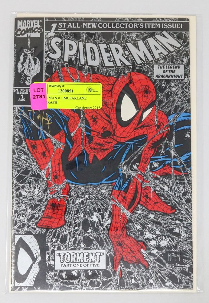 SPIDERMAN 1 MCFARLANE AUTOGRAPH
