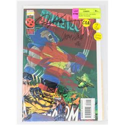 WOLVERINE # 9 COA A.KUBERT AUTOGRAPH 750 MADE