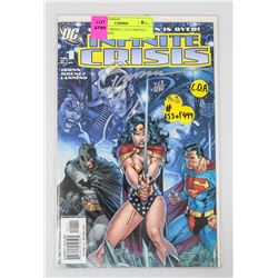 INFINITY CRISIS # 1 COA JIMENEZ AUTOGRAPH