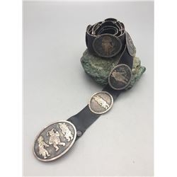Unique Kachina Concho Belt