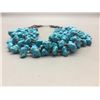 Image 5 : Six Strand Turquoise and Dark Heishi Necklace