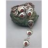 Image 1 : Coral Bear Paw Concho Belt
