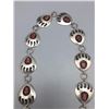 Image 6 : Coral Bear Paw Concho Belt