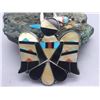 Image 8 : Zuni Inlay Thunderbird Necklace