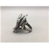 Image 7 : Unique Turquoise Ring with Snake Design