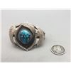 Image 3 : Nice Turquoise and Sterling Silver Bracelet