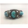 Image 1 : Vintage Three Stone Turquoise Bracelet