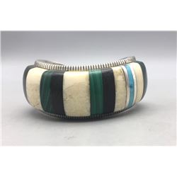 Eye Catching, Heavy Inlay Bracelet