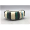 Image 1 : Eye Catching, Heavy Inlay Bracelet