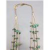 Image 4 : Three Strand Turquoise and Heishi Necklace