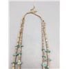Image 4 : Double Strand Turquoise and Heishi Shell Necklace