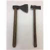 Image 2 : Two 19th Century Hand Forged Axes