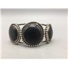 Image 1 : Vintage Three Stone Onyx Bracelet