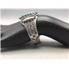 Image 8 : Great Sterling Silver and Turquoise Bracelet Circa 1920s