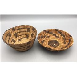Two Antique Pima Baskets