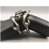 Image 8 : Vintage Sandcast Bracelet with Turquoise