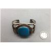 Image 10 : Vintage Sterling Silver and Turquoise Bracelet