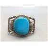 Image 1 : Vintage Sterling Silver and Turquoise Bracelet