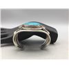 Image 6 : Vintage Sterling Silver and Turquoise Bracelet