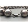 Image 6 : Large Smooth Sterling Silver Beaded Necklace
