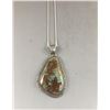 Image 2 : Beautiful Turquoise Pendant on Thin Chain