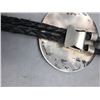 Image 8 : Sterling Silver Hopi Overlay Bolo Tie by George Phillips