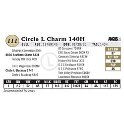 Circle L Charm 140H