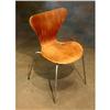 Image 1 : Stol teak "7:an" modell 3107 slitage Arne Jacobsen