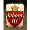 Image 1 : Emaljskylt "Tuborg Öl" 47x69 cm skador