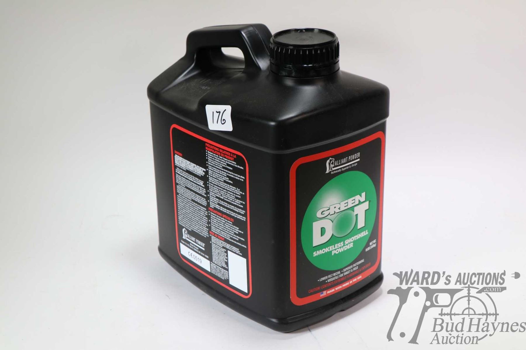 Brand new full 8 lb. container of Relliant Powder "Green Dot" Smokeless