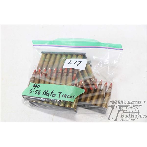 Forty rounds of 5.56 Nato tracer Ward's Auctions