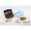 Image 1 : Selection of ammunition including fifty  rounds of .22 Ackley reloads in plastic Plano case, full fi