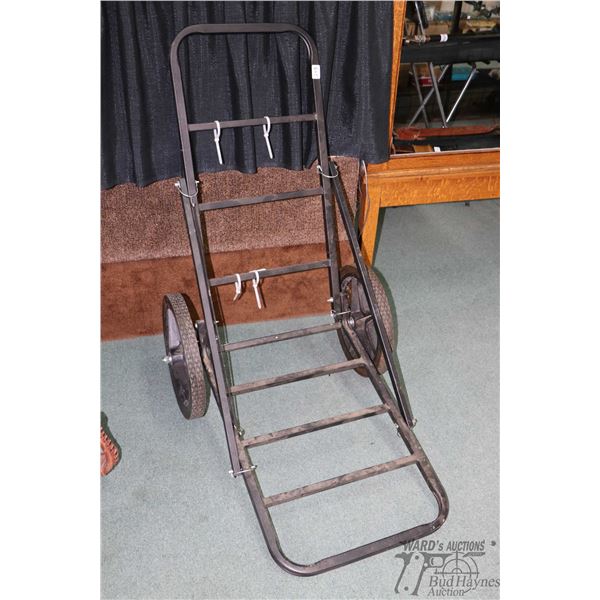 Collapsible two wheel game cart