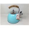Image 1 : Pinky Up Blue Stovetop Kettle