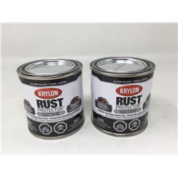 Krylon Rust Protector Gloss Black (2 x 946ml)