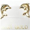Image 2 : 14K Yellow Gold Screwback Earrings, Made in Canada, Suggested Retail Value $140