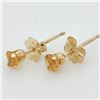 Image 2 : 14K Yellow Gold Citrine Earrings, Suggested Retail Value $80