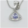 Image 2 : Silver Tanzanite(0.3ct) Pendant, Suggested Retail Value $80