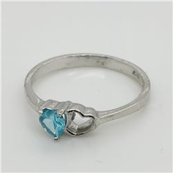 Silver Cubic Zirconia Ring (~Size 6), Suggested Retail Value $80