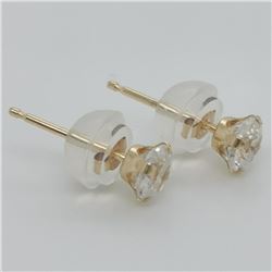 14K Yellow Gold Cubic Zirconia Earrings, Suggested Retail Value $300 (Estimated Selling Price from $