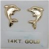 Image 3 : 14K Yellow Gold Screwback Earrings, Made in Canada, Suggested Retail Value $140