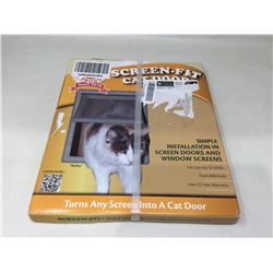 Screen-fit Cat Door (for cats up to 20lbs)