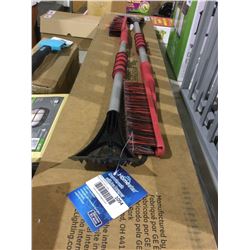 Home Star Snowbrush w/ Scraper Lot of 2