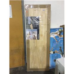 LeadvisionRubberwood Countertop (25 1/2" x 72" x 1 1/2")