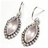 Image 1 : Silver Quartz Earrings, Suggested Retail Value $120