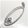 Image 1 : Silver Cubic Zirconia Pendant, Suggested Retail Value $120
