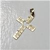 Image 1 : 10K Yellow Gold Cross Pendant, Suggested Retail Value $200 (Estimated Selling Price from $30 to $60)