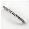 Image 4 : 10K White Gold Diamond(0.2ct) Color G-H,Clarity(I-1 To I-2) Ring (~Size 6.5)(Ring is resizable for $